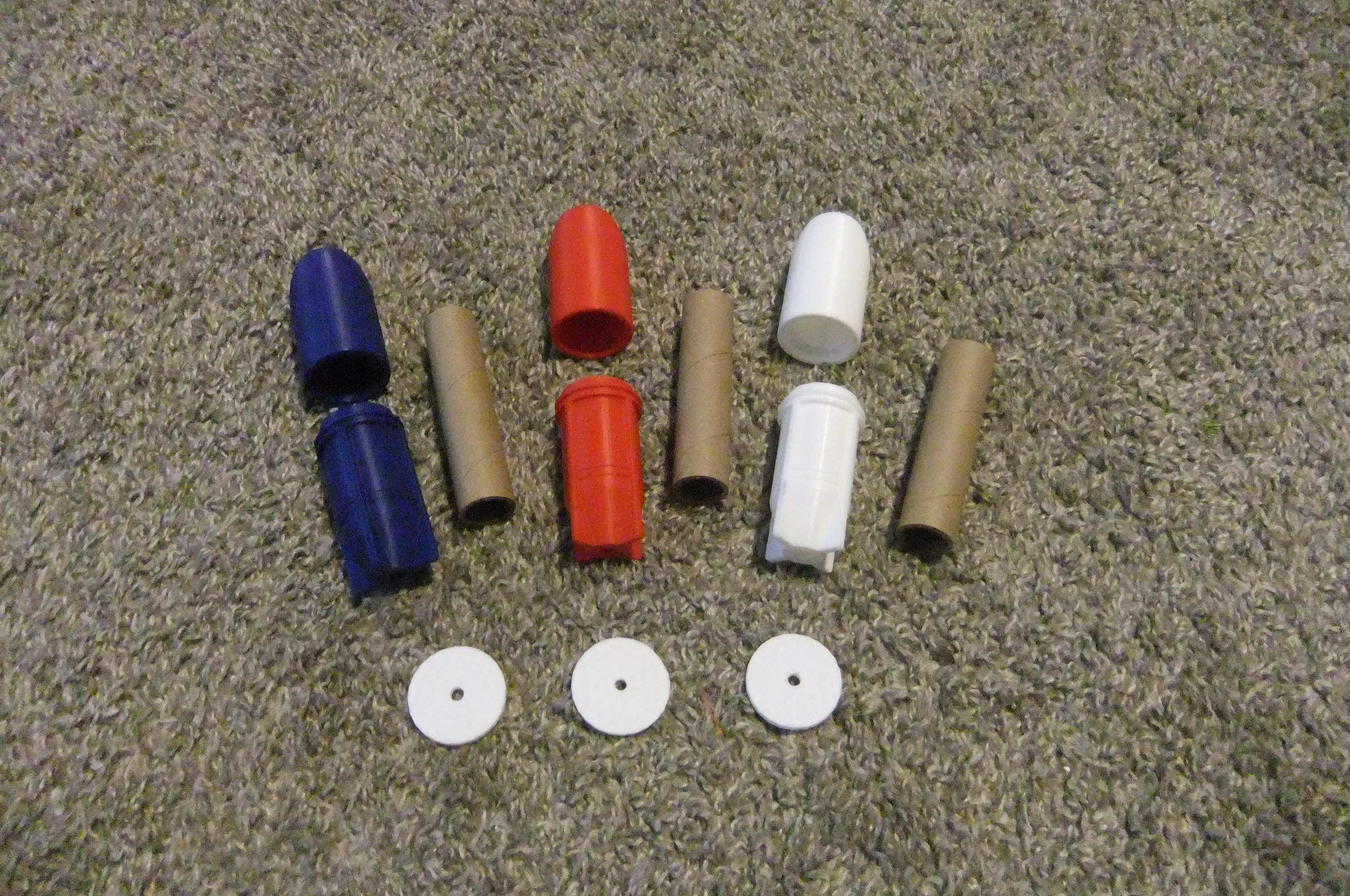 RWB Jumbo 3D Printed 37mm Plastic Projectile Kit