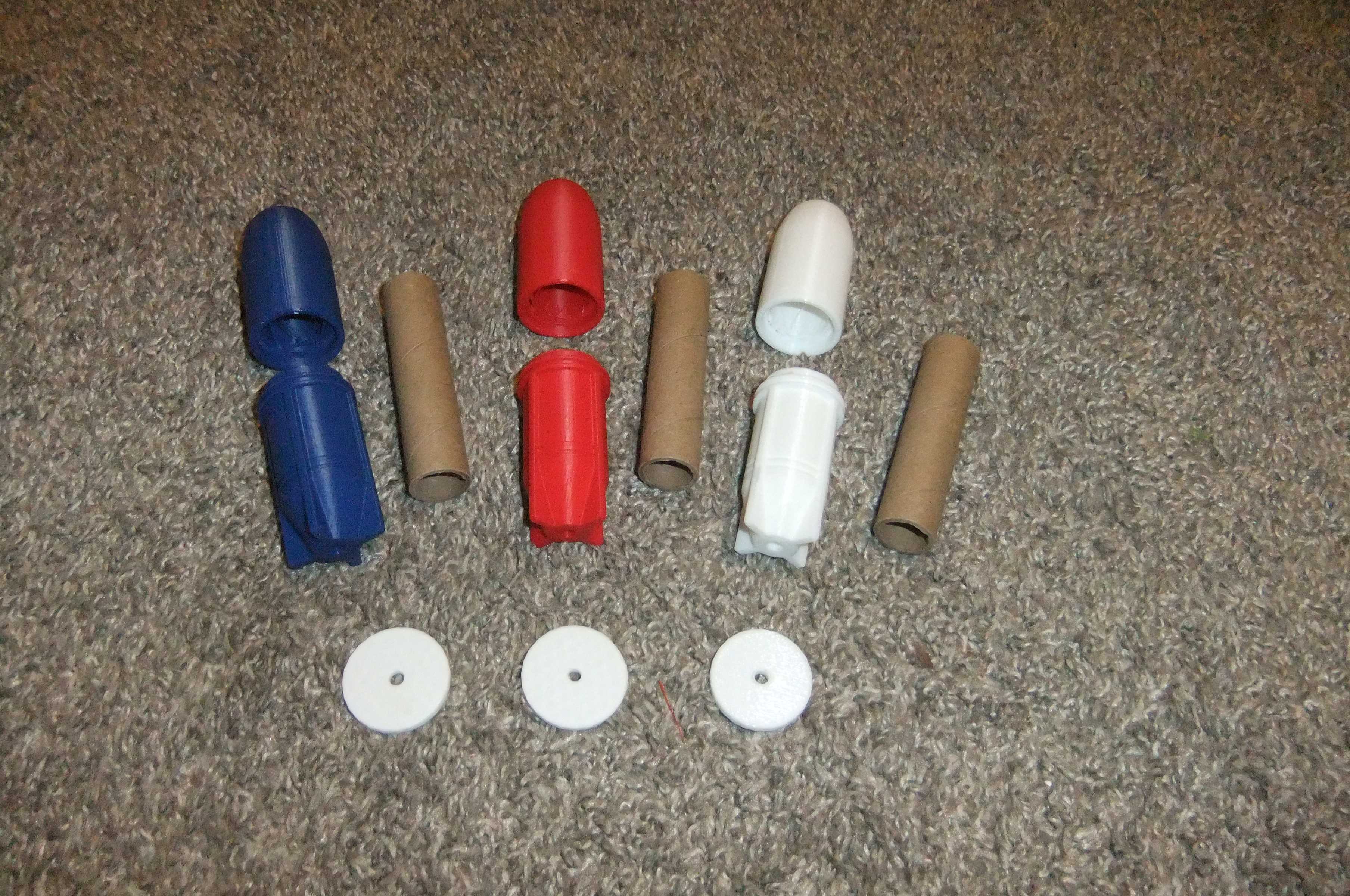 RWB Jumbo 3D Printed 37mm Plastic Projectile Kit