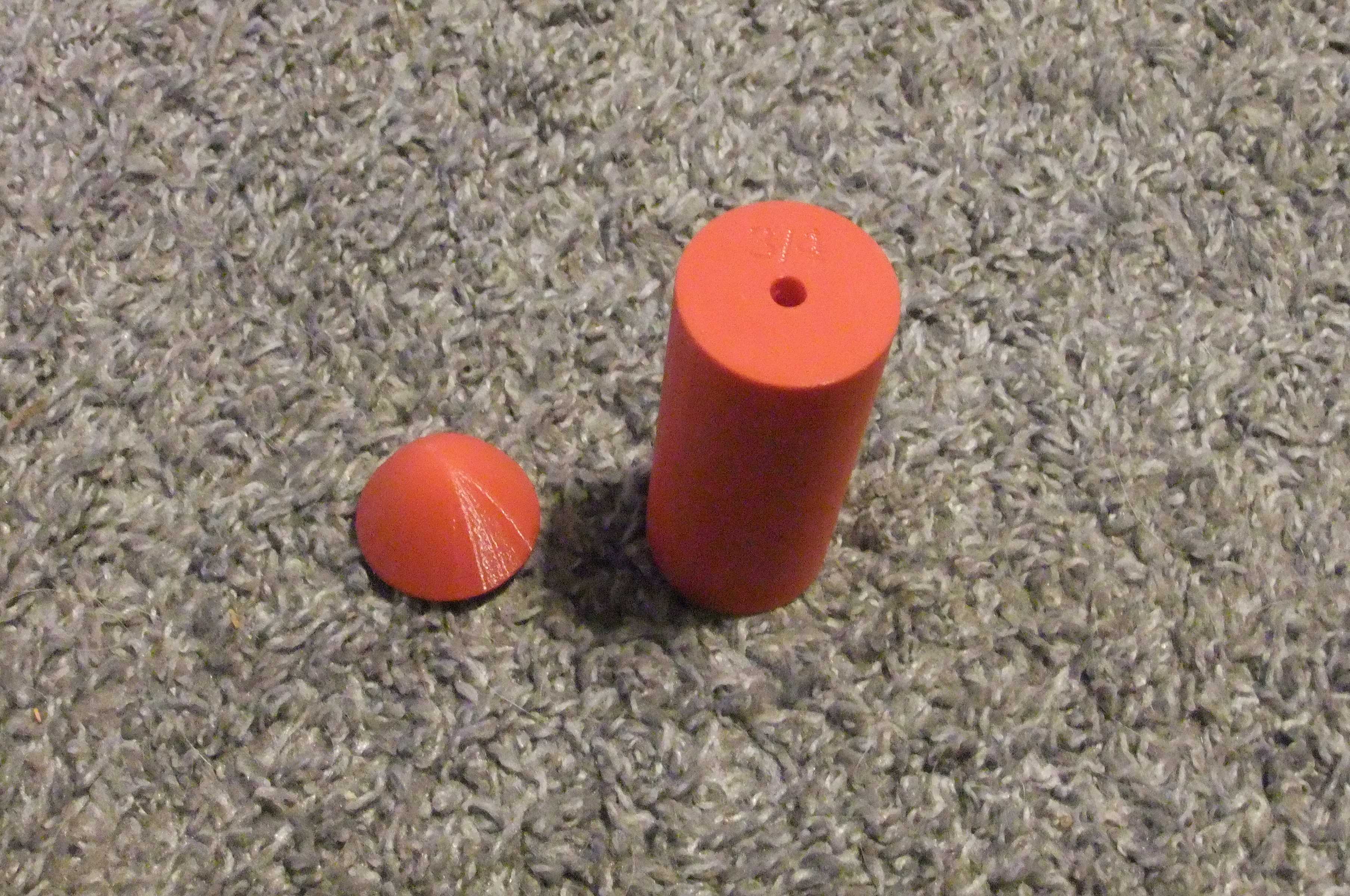 3D Printed 37mm XL Rifled Projectile Kit