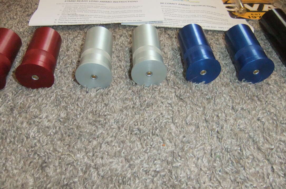 Custom 37mm 3in Screw Apart Casings with Milled in Powder Cup