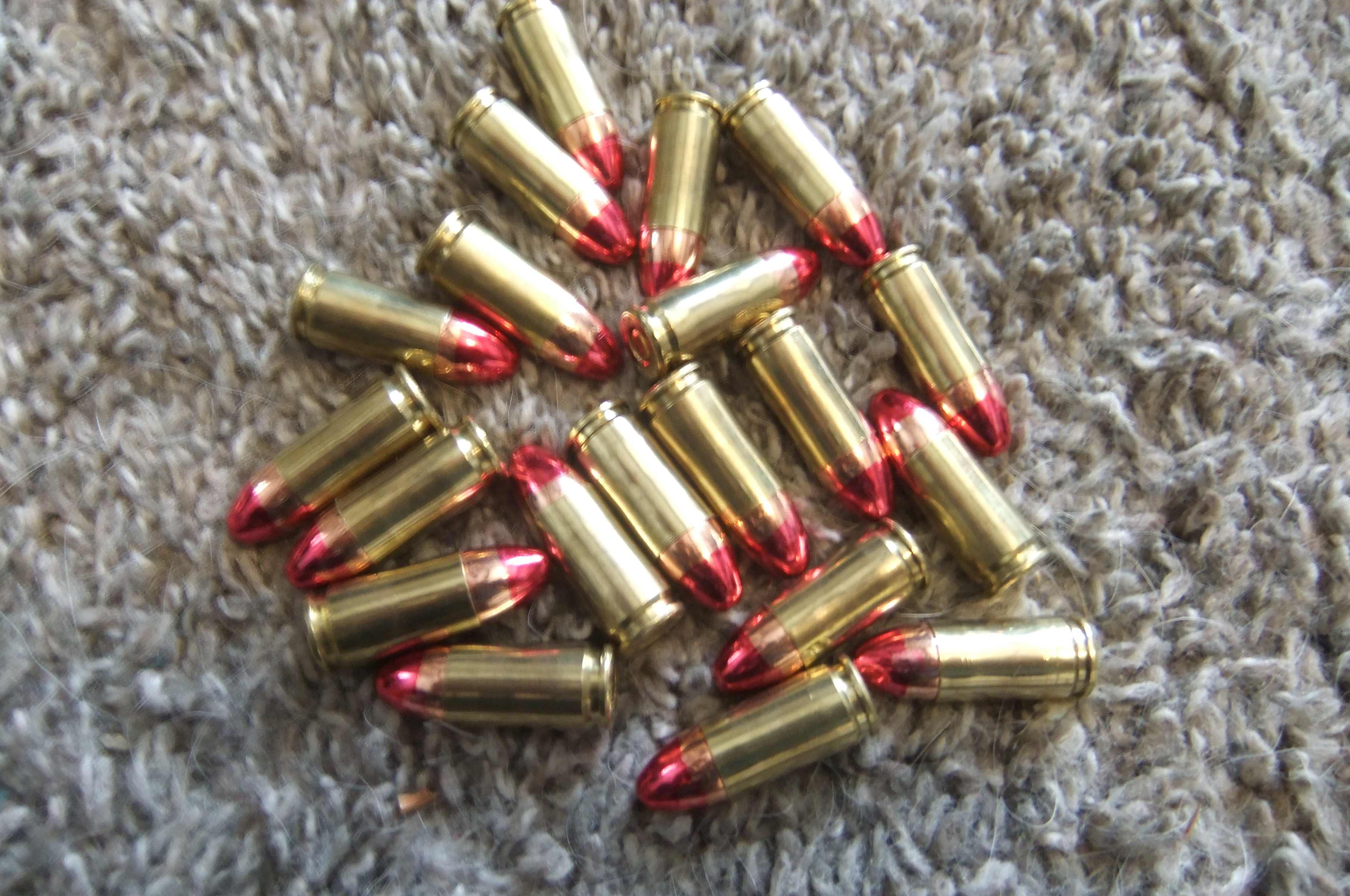 9mm Red Tracer Ammo